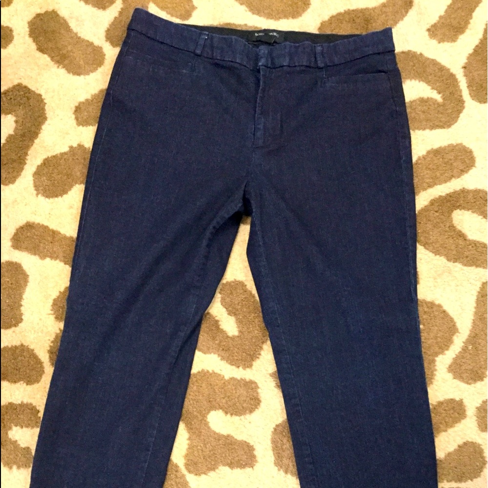 Denim dress slacks